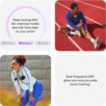 Google Pixel Watch 4 (41mm) - Android Smartwatch - Heart Rate and Sleep Tracking - 30-Hour Battery - Fitness Tracking - Google AI - Matte Black Aluminum Case - Obsidian Active Band - LTE (2025 Model) - Image 4