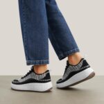 DREAM PAIRS Women Chunky City Tweed Comfortable Casual Platform Fashion Sneaker - Image 7