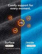 VeraCosy Men's Two-Tone Memory Foam House Slippers Indoor Outdoor Durable Rubber Sole - Image 4