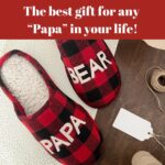 Dearfoams Men's Gifts for Men Matching Christmas Papa Bear Slipper - Image 4