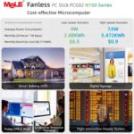 MeLE Upgraded PCG02 Fanless Mini PC Stick with Windows 11 Pro, Celeron N100 PC 8GB 256GB Micro Desktop Computer, Full Functional USB-C, Gigabit Ethernet BT5.1 on Business Office Industrial IoT Home - Image 9