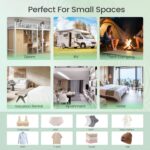 Portable Washing Machine - 16L Mini Foldable Washer with Spin Basket, 3 Cleaning Modes & Deep Cleaning for Small Clothes, Collapsible Laundry for Apartment, Home, Hotel and Travel (Green) - Image 8