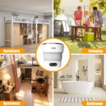 Portable Washing Machine,15L Collapsible Mini Washer with 3 Cleaning Modes Drain Basket Small Foldable Laundry Machine for Travel Camping Dorms RVs Apartments Baby Clothes Underwear Socks Delicates - Image 8