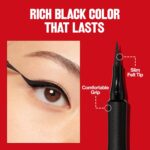 Revlon Liquid Eyeliner Pen, ColorStay Sharp Line Eye Makeup, Waterproof, Smudge-proof, Longwearing with Slim Tapered Tip, Sharp Line - Image 5
