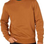 Amazon Essentials mens Fleece Crewneck Sweatshirt (Available in Big & Tall)