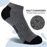 Comfoex 10 Pairs Boys Socks Low Cut Ankle Socks For Kids 8-10 4-6 6-8 Years Old Short Athletic Socks With Cushioned Sole - Image 3