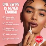 REVLON Super Lustrous Glass Shine Balm, Hydrating Tinted Lip Balm with Hyaluronic Acid, Aloe & Rose Quartz, 008 Rum Raisin, 0.11 oz - Image 3