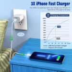 USB C to Lightning Cable 3FT 2Pack [Apple MFi Certified], Power Delivery iPhone Cables Type C iPhone Charger Cord Fast Charging Compatible iPhone 14 13 12 11 Pro Max X XS XR 8 7 6s Plus SE - Image 4