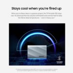 Samsung T9 2TB, Portable SSD, up to 2000MB/s, USB 3.2 Gen 2x2 (20Gbps) NVMe, Rugged, for Photographers, Content Creators and Gaming, External Solid State Drive (MU-PK2T0G/WW) Gray - Image 5