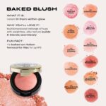 Milani Baked Blush, Powder Blush for Cheeks, Cruelty Free Makeup - Shape, Contour & Highlight Face for a Shimmery or Matte Finish -Dolce Pink - Image 6