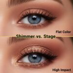 JUAAZIN Coral Copper Shimmer Liquid Eyeshadow, Longwear Waterproof Eye Shadow Cream, Buildable Highly Pigmented Blendable Eye Makeup, Vegan Cruelty-Free Paraben-Free for Older Women Stage makeup 04# - Image 3