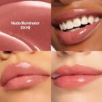 REVLON Super Lustrous Glass Shine Balm, Hydrating Tinted Lip Balm with Hyaluronic Acid, Aloe & Rose Quartz, 004 Nude Illuminator, 0.11 oz - Image 3