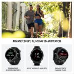 Garmin® Forerunner® 570, 47mm, Advanced GPS Running and Triathlon Smartwatch, AMOLED Display, Training and Recovery Features, Slate Gray Aluminum with Translucent Black/Black Band - Image 2