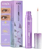 ICIKOL Lash Serum for Eyelash Growth, Premium Lash Enhancing Serum for Women & Men with Advanced Formula Volumizing Longer Fuller and Thicker Looking Lashes, Vegan & Cruelty-Free