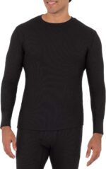 Fruit of The Loom Mens Recycled Waffle Thermal Underwear Crew Top (1 and 2 Packs) - Image 4