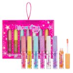 7pc Fruity Flavored Lip Gloss Set - Lip Gloss in Assorted Fruity Flavors, Non Toxic Makeup for Kids & Teens - Image 3