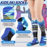 ANTSANG Kids Merino Wool Ski Socks 3 Pairs Boys Girls Thermal Warm Thick Winter Cushioning Socks for Snowboarding Skiing - Image 4