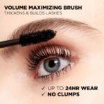 L’Oreal Paris Makeup Voluminous Original Volume Building Mascara, Carbon Black, 0.26 Fl Oz - Image 4