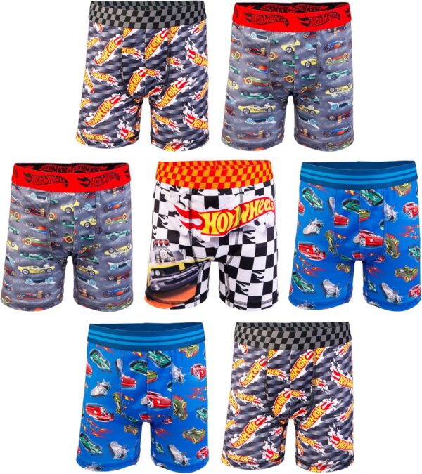 Hot Wheels boys Boxerbriefs and Briefs Available in Sizes 2/3t, 4t, 4, 6, 8 and 10