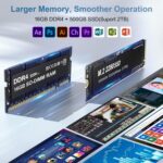 Beelink Mini PC, Mini S12 Pro Intel 12th N100(Up to 3.4GHz), 16GB DDR4 500GB M.2 SSD, Mini Desktop Computer Support 4K@60HZ Dual HDMI Display/WiFi6/BT5.2/USB3.2/1000Mbps/LAN/WOL Micro PC - Image 4