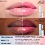 L'Oreal Paris Plump Ambition pH Hyaluron Lip Oil, Color Shifting Lip Tint with 24HR Hydration, Volumizing Shine and Lasting Color, 050 pH Lilac - Image 8