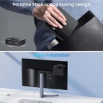 Beelink Ser5 Pro mini PC, AMD Ryzen 5 5500U (Up to 4.0GHz,6C/12T), 16GB DDR4 500GB PCle SSD，mini Computer Support 4K Triple Display/2.5G LAN/WiFi6/BT5.2, Home/Office W11 Pro Mini Desktop Computer - Image 8