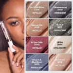 REVLON Glimmer Liquid Shadow, Smudge-Proof Shimmer Eyeshadow Makeup, Long Lasting, High Pigment, 207 Once in a Blue Moon - Image 9