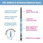 PRIME PROMETICS PrimeEyes Glide Eyeliner for Mature Women – Water-Resistant, Long-Stay and Mess-Proof – Gel Cream Texture, Discreet Sharpener and Effective Smudger (Sapphire (blue)) - Image 6