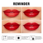 MAKI YIKA Moisture Mauve Red Lipstick for Women Hydrate Lip Gloss for Dry Cracked Lips Weightless Glossy Lip Color Juicy Finish,MA059 Mauve Pop - Image 7