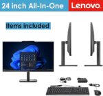 Lenovo IdeaCentre 24 All-in-One FHD Desktop Computer, 16GB DDR4 RAM, 512GB PCIe SSD, Intel 8-Core Processor i3-N305 (Beat i5-1140G7), Lifetime Office 365 for Web, WiFi 6, Bluetooth 5.2, Charcoal, W11H - Image 4