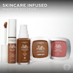 Suggest a better title and return a single title only without any other comments: L'Oreal Paris True Match Super-Blendable Foundation, Medium Coverage Liquid Foundation Makeup, N4, Light Medium, 1 Fl Oz - Image 9