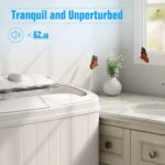 Superday Portable Washing Machine, 18lbs Mini Washing Machine and Spin Dryer Combo, Mini Twin Tub Laundry Machine for Camping, Apartments, Dorms, College Rooms, RV, Delicates, Grey - Image 8