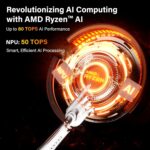 GEEKOM A9 Max AI Mini PC, with AMD Ryzen AI 9 HX 370 (80 Tops), Copilot+ PC, Radeon 890M, 32GB DDR5 (Not LPDDR), 1TB SSD, Win 11 Pro, WiFi 7, BT 5.4, USB4, HDMI 2.1, Dual 2.5GbE, 8K, 3-Year Warranty - Image 4