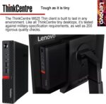 Lenovo ThinkCentre Micro Desktop, 16GB DDR4 RAM, 512GB SSD Drive, AMD Processor & Graphics, Dual-Display Support, Wi-Fi, Bluetooth, USB, RJ-45, Windows 11 Pro, Business-Grade, Home-Friendly - Image 5