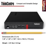 Lenovo ThinkCentre Micro Desktop, 16GB DDR4 RAM, 512GB SSD Drive, AMD Processor & Graphics, Dual-Display Support, Wi-Fi, Bluetooth, USB, RJ-45, Windows 11 Pro, Business-Grade, Home-Friendly - Image 6