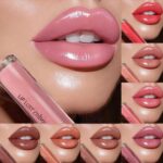 12 Shades Matte Liquid Lipstick, High Pigmented Velvet Lip Gloss, Waterproof Long Lasting Smooth Lip Glaze, Professional Nude & Vibrant Makeup (#10) - Image 2