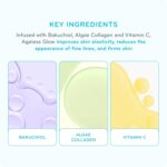 Suggest a better title and return a single title only without any other comments: pūrlisse Ageless Glow Serum BB Cream SPF 40 - Glow BB Cream with SPF Enriched with Bakuchiol & Vitamin C to Help Improve Firmness & Reduce Wrinkles for Dewy Skin - Light (1.4 oz) - Image 3