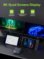 GMKtec Mini PC Gaming M7 Ultra Ryzen 7 PRO 6850U 16GB DDR5 RAM + 512GB Hard Drive PCle SSD Oculink Dual NIC LAN 2.5G Desktop Computer, Dual USB4, HDMI 2.1, USB-C M7 Ultra 16+512 - Image 8