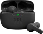 JBL Vibe Beam - True Wireless JBL Deep Bass Sound Earbuds, Bluetooth 5.2, Water & Dust Resistant, Hands-Free Call with VoiceAware, Up to 32 Hours of Battery Life (Black)