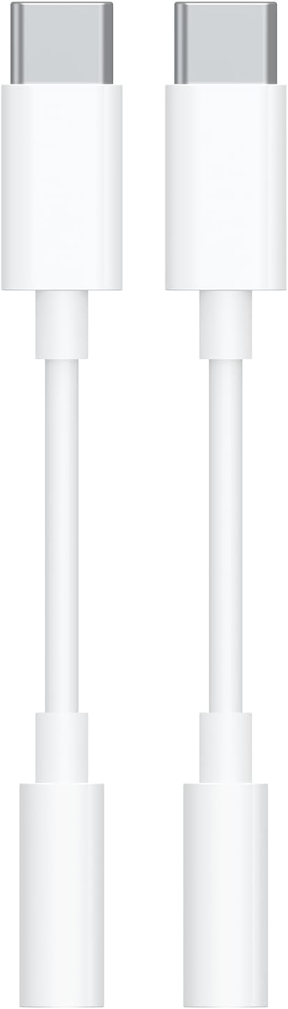 USB-C to 3.5mm Audio Headphone Adapter - HiFi 2 Pack Compatible with Apple iPhone 17 16 15 Samsung Galaxy S25 S24 S23 S22 S21 Plus Pro Max Ultra Pixel iPad - Type C to Aux Cord Jack Dongle Adapter