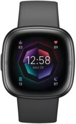 Fitbit Sense 2 Advanced Health and Fitness Smartwatch with Tools to Manage Stress and Sleep, ECG App, SpO2, 24/7 Heart Rate and GPS, Shadow Grey/Graphite, One Size (S & L Bands Included) - Image 2