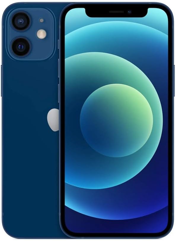 Apple iPhone 12 Mini, 64GB, Blue - Unlocked (Renewed)