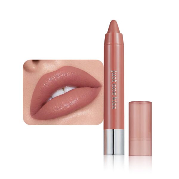 Maroon Hydrating Cream Lipstick Lip Crayon for Women, Moisturizing Lipstick Long Lasting Waterproof, Retractable Lips Crayon Liner Goes on Smoothly, Lipgloss Tinted Lip Balm + Lips Color in One, 06