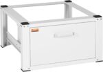 VEVOR Laundry Pedestal 27" Wide 14.4" Height, Washer And Dryer Base Stand Platform Universal Fit 660lbs Capacity, Heavy Duty Multi-Functional Base for Washing Machine with Drawer & Rich Accessories - Image 8