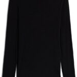 Intimissimi Woman's Sheer Boat Neck Modal Cashmere Ultralight Top