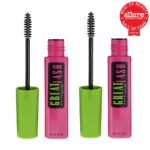 Maybelline Great Lash Washable Mascara Makeup, Volumizing Lash-Doubling Formula That Conditions As It Thickens, Very Black, 2 Count - Image 2