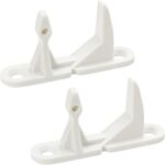 2 Pack Washer Door Striker Lock Latch Replacement Parts for Frigidaire Affinity 131763310 - Front Load Catch Fits for Gibson, for Kenmore - Replaces 131763300, AP3580441, PS890617 - Easy to Install