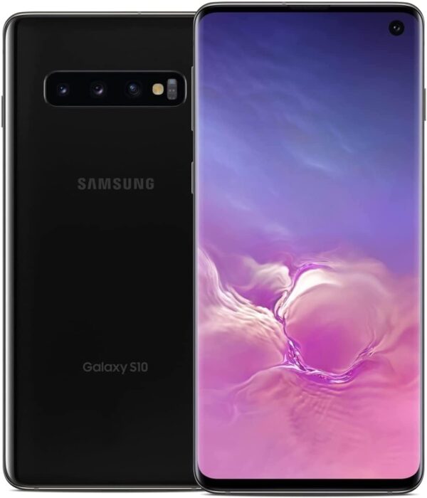 Samsung Galaxy S10 128GB 6.1" 4G LTE Unlocked, Prism Black (Renewed) | 6.1", Unlocked
