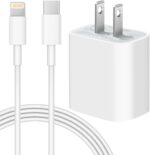 iPhone 14 13 12 Charger Fast Charging 20W PD USB C Wall Charger with 6FT Fast Charging Cable Compatible iPhone 14/13/12/11/Pro/Pro Max/Mini/Xs Max/XR/X, iPad - Image 4