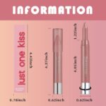 Nuetral Nude Hydrating Cream Lipstick Lip Crayon for Women, Natural Nude Lipstick Color Goes on Smoothly, Moisturizing Retractable Lips Crayon Liner for Ombre Shades, Tinted Lip Balm Liner in One - Image 6